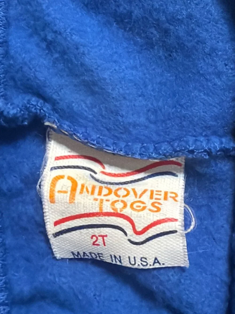 Vintage Andover Togs 2 Piece Sweatsuit All Star Performance Football Dogs Sz 2T